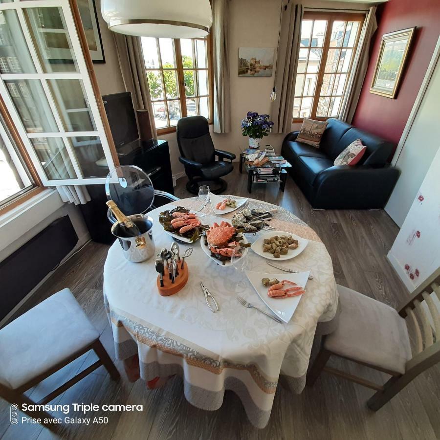 Ancre Marine Apartment Honfleur Bagian luar foto